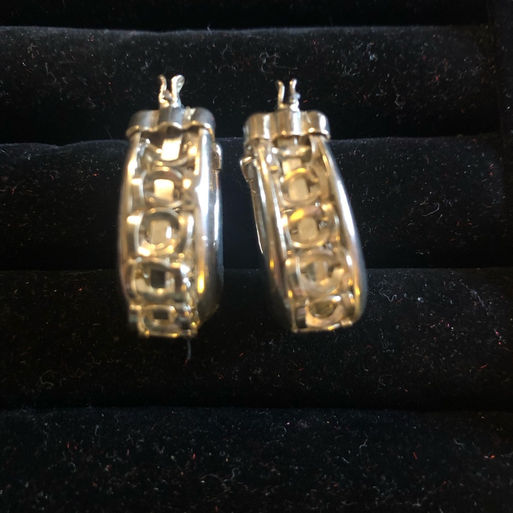 Silver Hoop Earrings